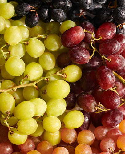 Antihistamine foods to avoid vs. anti-inflammatory diets; Similar, but not the same, Grapes