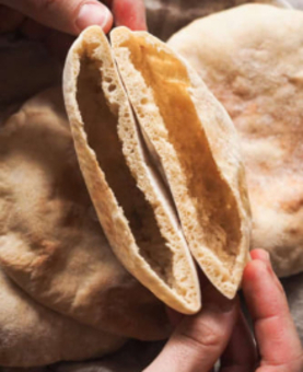 A pita bread with history