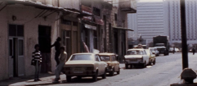 Archive footage of Tel Aviv in 1980s