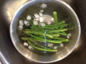 submerge them in an ice bath